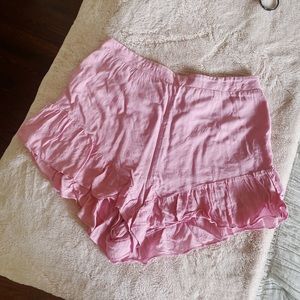 COTTON CANDY LA Ruffle Pink Shorts